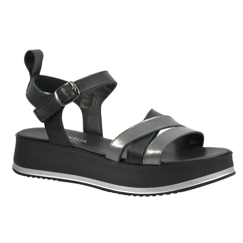 Sandals - Anastasia 9981N Black Steel Cristhàlia