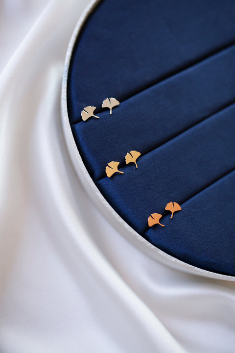 Earrings - Art. Ginkgo 9kt Melania Fumiko
