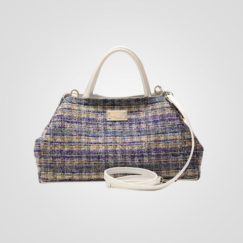 Bag - Milano Capri [white and blue] Cordini Rita