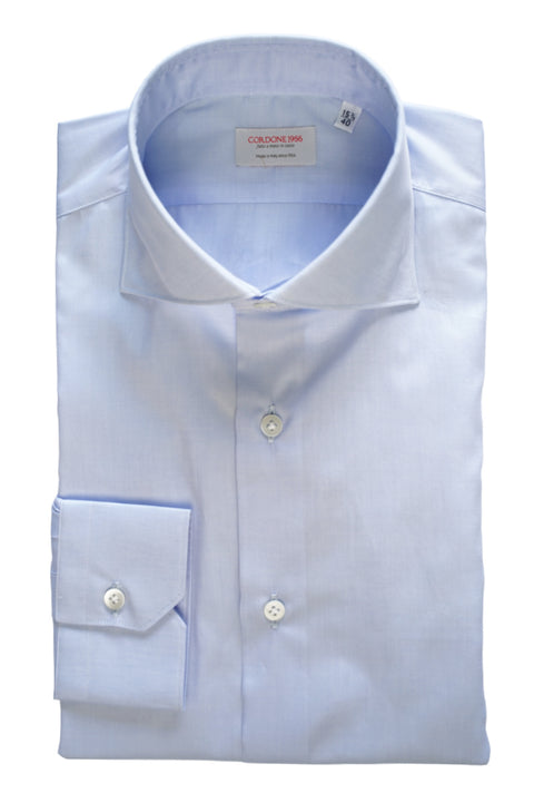 Azure Light Twill Shirt Cordone 1956