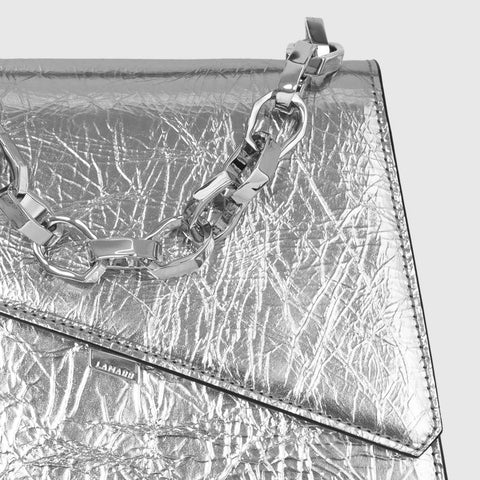 Bag - Metallic silver Lamarr