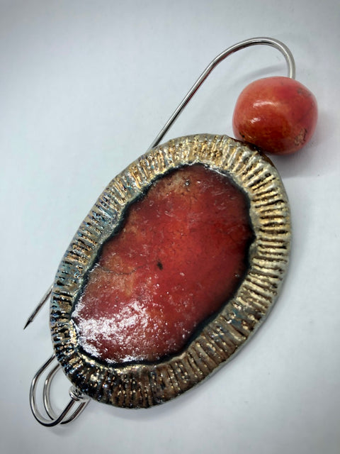 Brooch - Art. Red Solar MargaFló