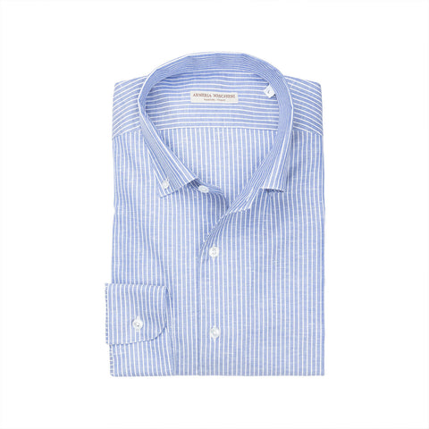Shirt - Botton Down blue Armeria Meschieri