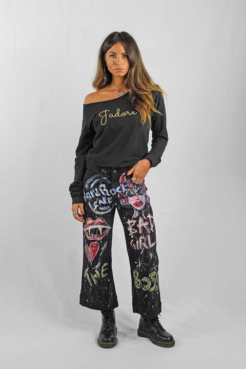 Sweatshirt - J'adore Apiedinudinelparco