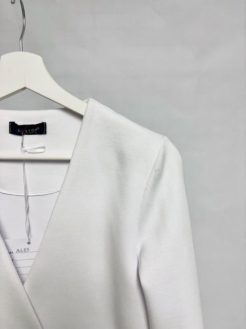 Elegant structured fabric jacket SixStop