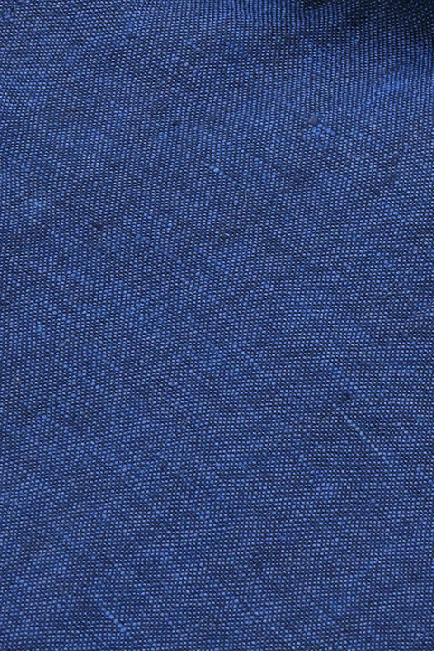 Blue Linen Shirt Cordone 1956