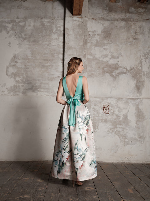 Skirt - Mikado Green Roberta Longo