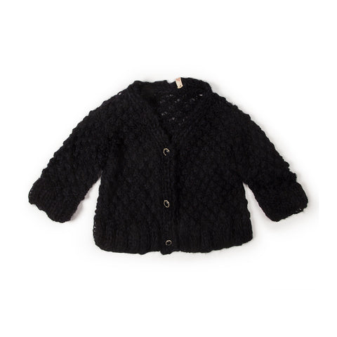 Cardigan - Bubble Black Madamadorè