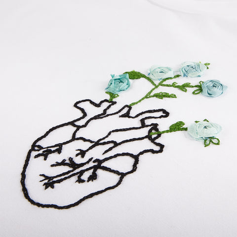 T-Shirt - Art. Floral Heart Madamadorè