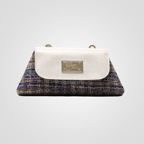 Bag - Baby Capri [white and blue] Cordini Rita