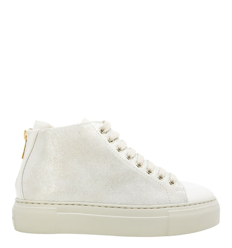 Shoes - Atena Up Glitter Platino Calzaturificio Emmegiemme