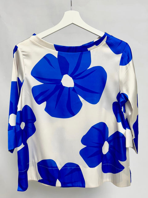 Long-sleeved printed blouse SixStop