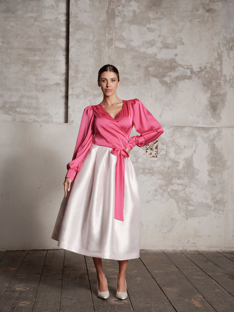 Skirt - Mikado White Roberta Longo