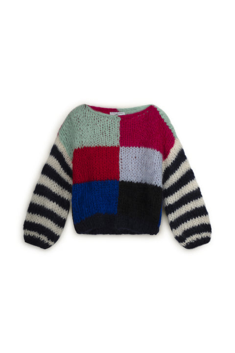 Pullover - Square and Stripped Maglificio Cecconi