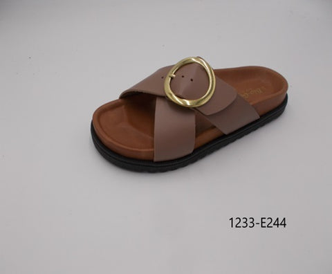 Art.26 Woman Beige Leather Golden Wiking