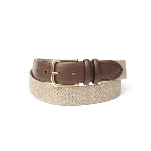 Belt - Simple beige Armeria Meschieri