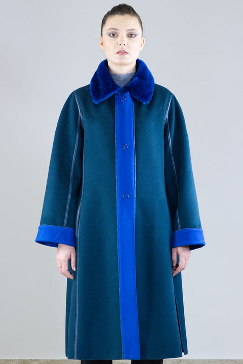 Coat - Art. Cashdouble col. Malibu Marester