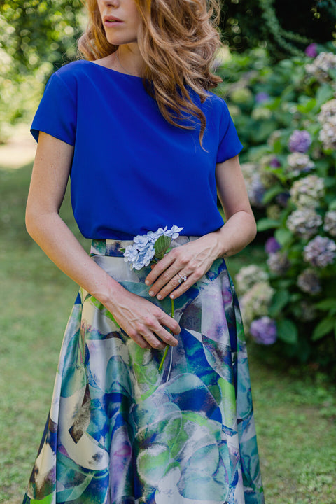 Blouse - Iris Tinta Unita Melania Fumiko
