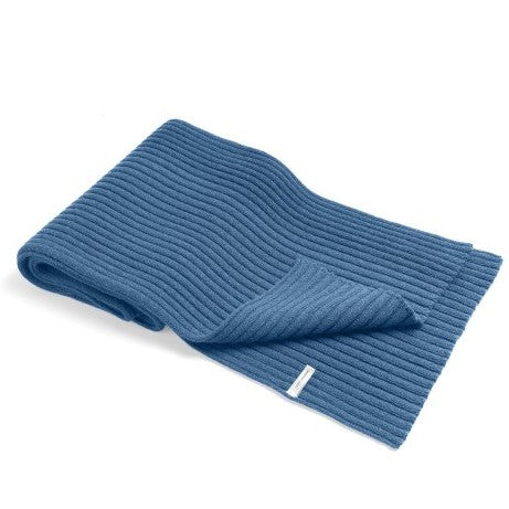 Super Soft Unisex Ribbed Scarf in Pure Cashmere 30x180 cm - Due Toscani