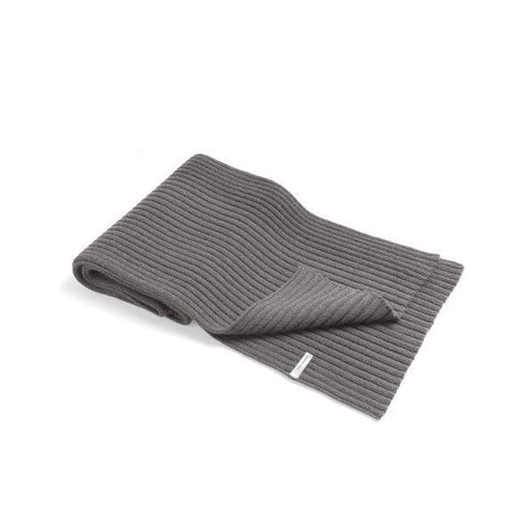Super Soft Unisex Ribbed Scarf in Pure Recycled Cashmere 25x160 cm - Due Toscani