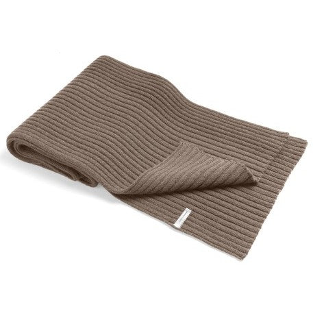 Super Soft Unisex Ribbed Scarf in Pure Cashmere 30x180 cm - Due Toscani