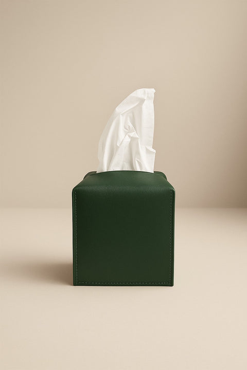 Square tissue box cover