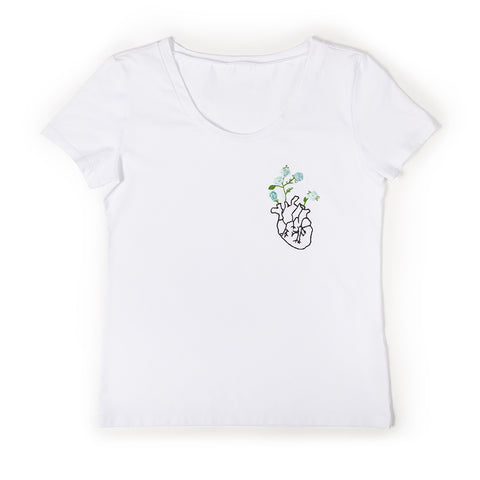 T-Shirt - Art. Floral Heart Madamadorè