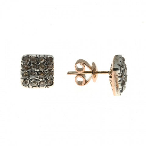 Earrings - Small silver quad earrings Fancs-V