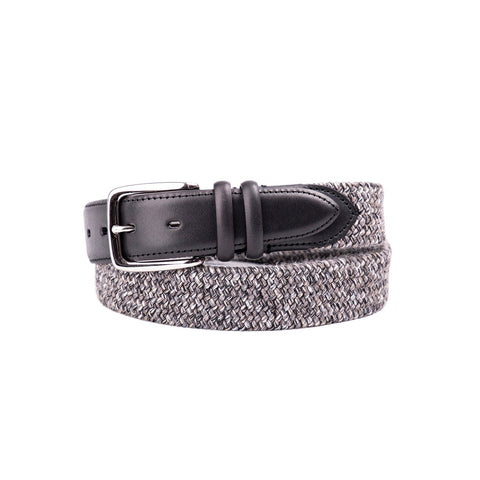 Belt - Wool & Leather grey Armeria Meschieri