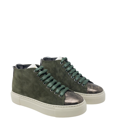 Shoes - Atena Up Crack Olive Calzaturificio Emmegiemme