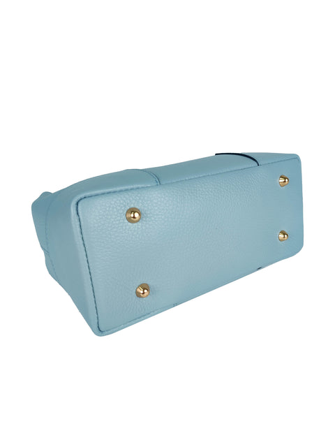 Dollaro leather bag with bamboo handle Florence Leather